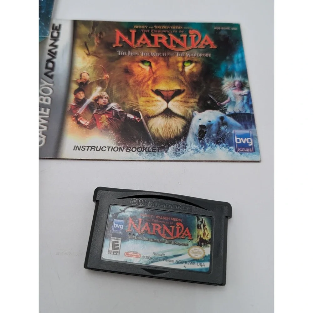 The Chronicles of Narnia - Nintendo Game Boy Advance GBA W Manual &‎ Poster